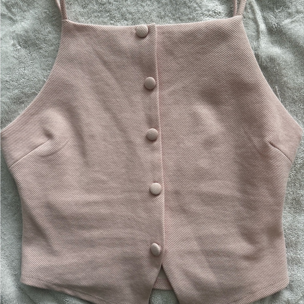 Zara buttoned vest top